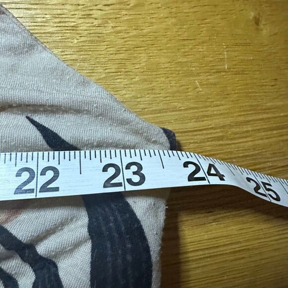 Soft Surroundings sleeveless maxi dress with a tropical palm leaf print 3x - Picture 3 of 5